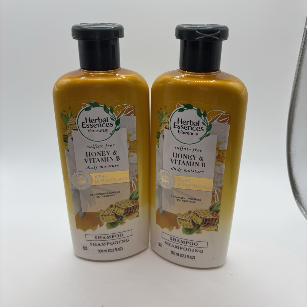 Herbal Essences Conditioner 12.2 Oz Honey & Vitamin B Daily Moist 13.5FL 2 Bottl
